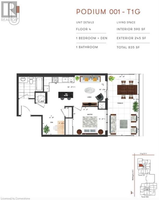 5 Wellington Street Unit# 408, Kitchener, Ontario  N2G 0E3 - Photo 39 - 40714166