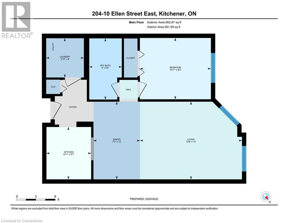 10 Ellen Street E Unit# 204, Kitchener, Ontario  N2M 6R8 - Photo 3 - 40720836
