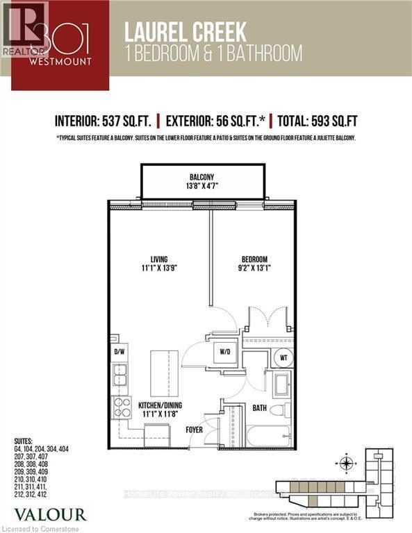 308 - 301 Westmount Road W, Kitchener, Ontario  N2M 5M9 - Photo 36 - X12191724
