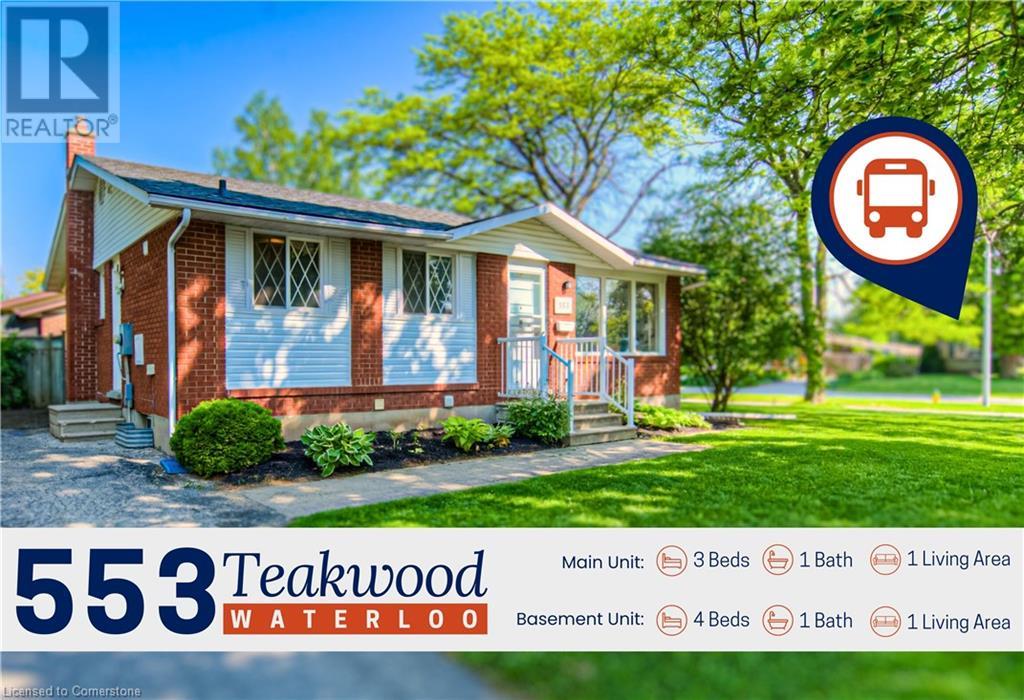 553 Teakwood Drive, Waterloo, Ontario  N2L 4L5 - Photo 1 - 40741045