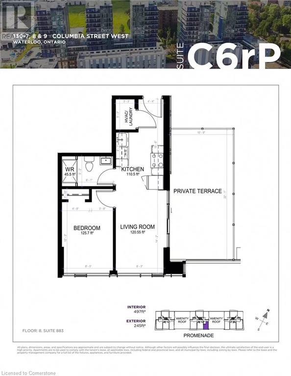 130 COLUMBIA Street Unit# C6rP, Waterloo, Ontario