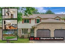 476 KINGSCOURT Drive Unit# 19, Waterloo, Ontario