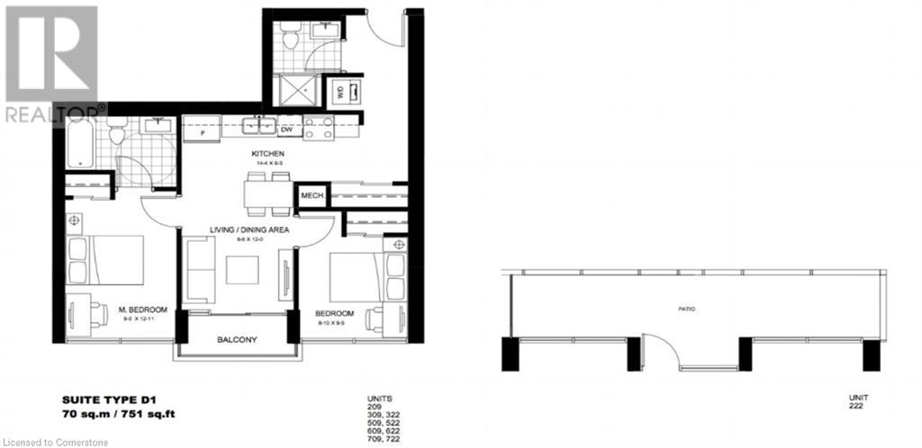 251 Hemlock Street Unit# 509, Waterloo, Ontario  N2L 0H2 - Photo 2 - 40757007