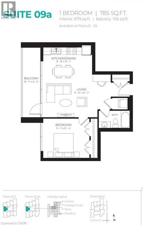 60 Charles Street Unit# 1409a, Kitchener, Ontario  N2G 0C9 - Photo 2 - 40763904