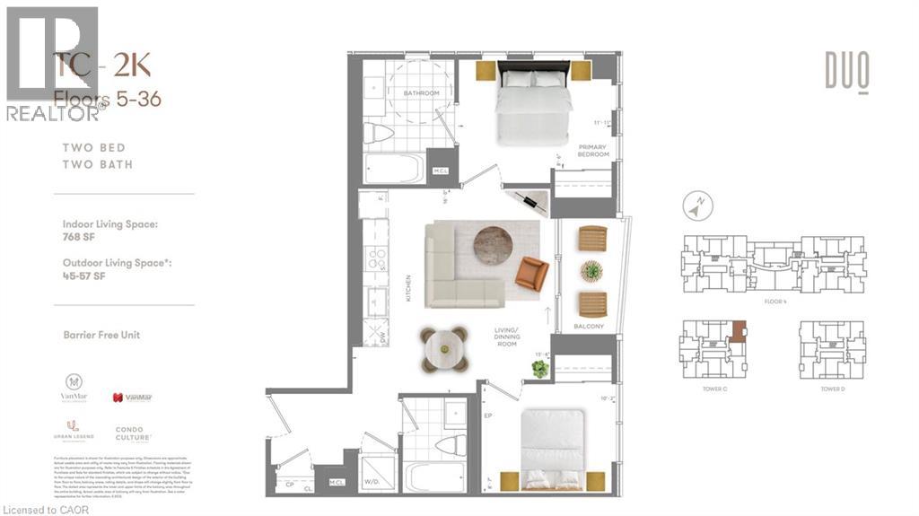 25 Wellington Street S Unit# 3510, Kitchener, Ontario  N2G 0G5 - Photo 4 - 40764666