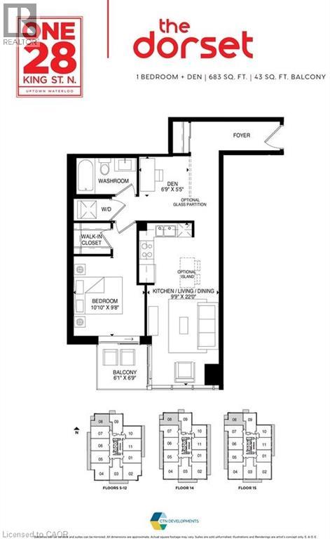 128 King Street N Unit# 608, Waterloo, Ontario  N2J 0E9 - Photo 18 - 40774510