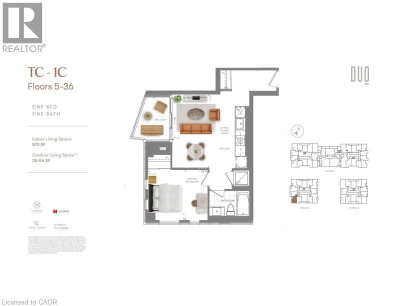 25 Wellington Street S Unit# 2103, Kitchener, Ontario  N2G 0G5 - Photo 4 - 40780226
