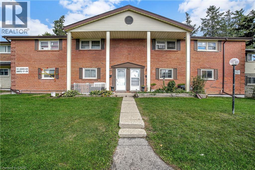 162 JANSEN Avenue Unit# 25, Kitchener, Ontario