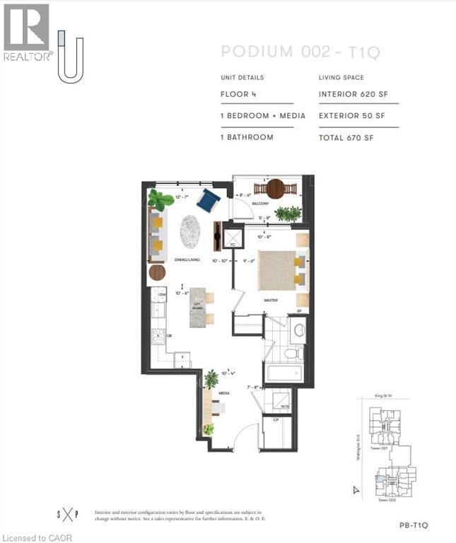 15 Wellington Street Unit# 411, Kitchener, Ontario  N2G 0E3 - Photo 3 - 40784111