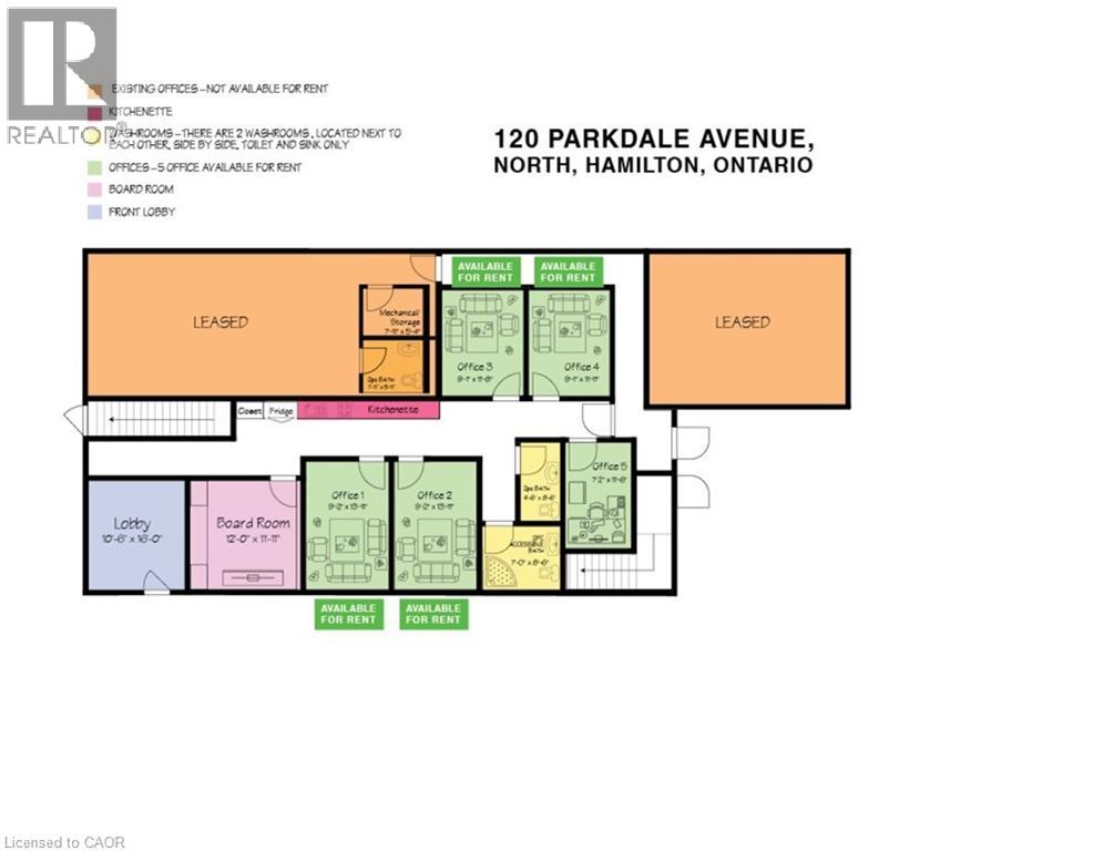 120 PARKDALE Avenue N Unit# Office 1, Hamilton, Ontario