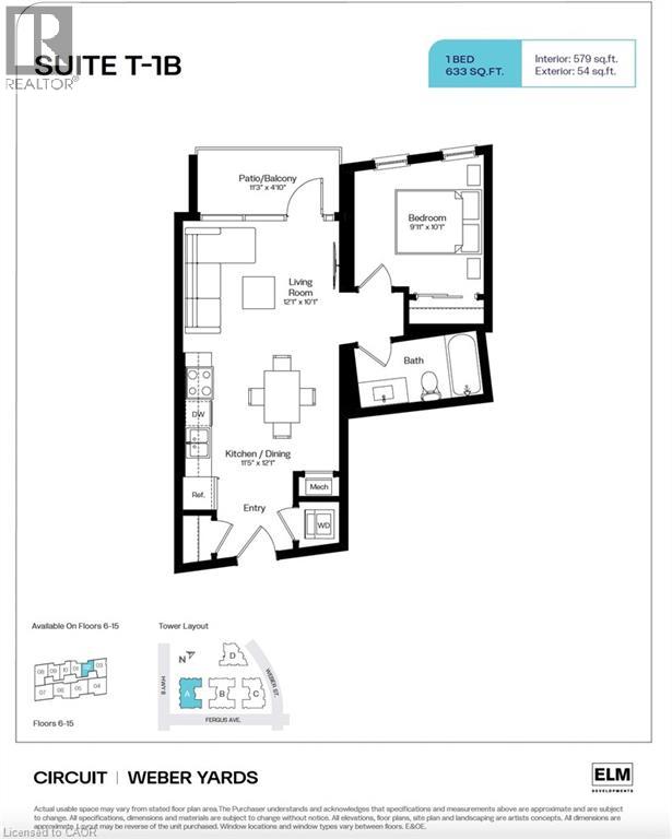 1333 Weber Street E Unit# 802, Kitchener, Ontario  N2A 1C2 - Photo 15 - 40812644