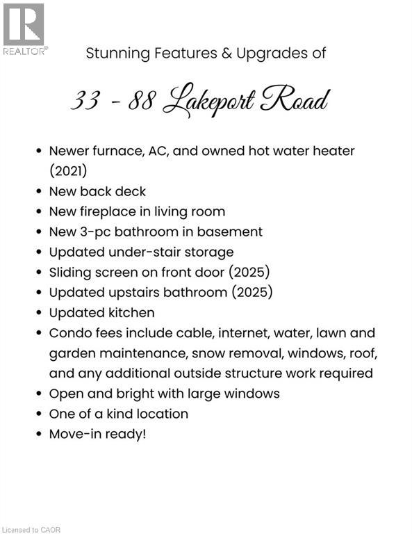 88 Lakeport Road Unit# 33, St. Catharines, Ontario  L2N 4P8 - Photo 2 - 40813721