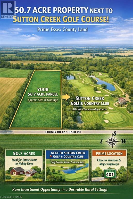 PART LOT 3 GESTO SIDE Road, Essex, Ontario